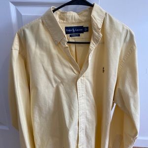 Polo button down shirt size large